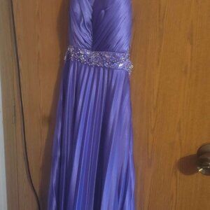 Purple formal dress